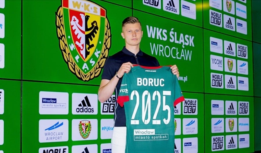 Maksymilian Boruc bramkarzem Śląska Wrocław