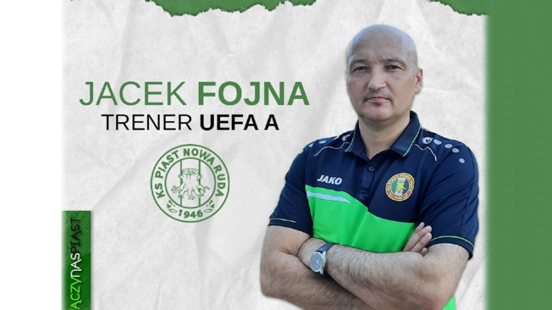Jacek Fojna trenerem Piasta Nowa Ruda