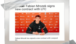 Mrozek podpisał nowy kontrakt z Liverpoolem