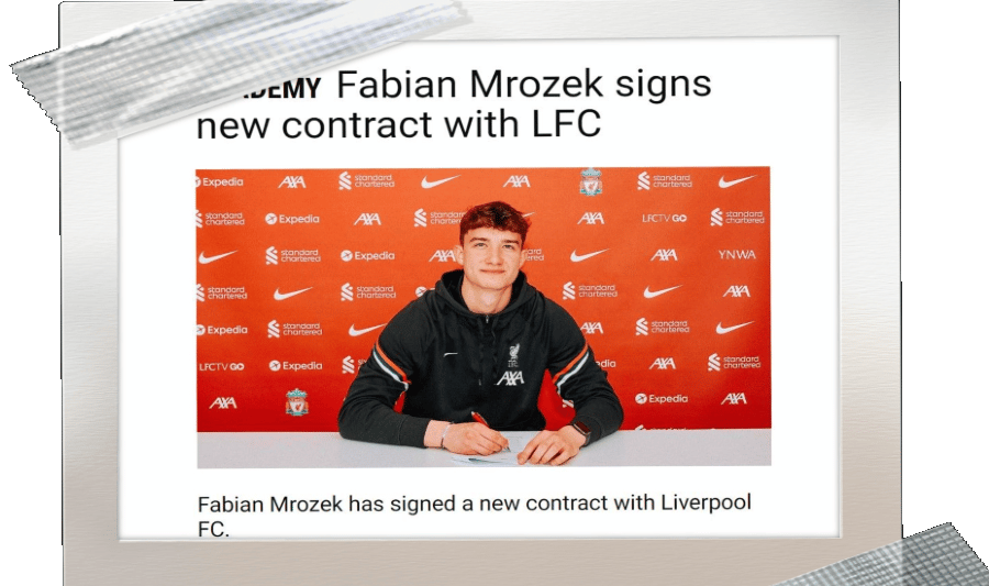 Mrozek podpisał nowy kontrakt z Liverpoolem